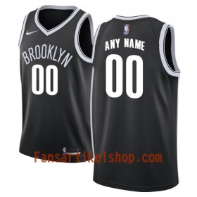 NBA Brooklyn Nets Trikot Benutzerdefinierte Nike 2017-18 Schwarz Swingman - Herren